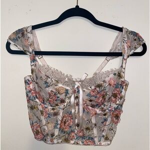 Floral Corset Top